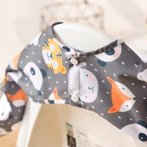 Fartuszek wodoodporny śliniak do karmienia BLW z gumką na stolik 6-24m