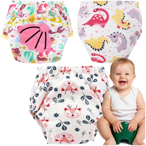 Majtki majteczki pieluchy treningowe 12-16 kg do nauki sikania 3 szt.