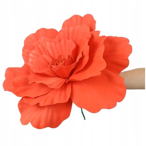 Duży Sztuczny Kwiat Piankowy 30 cm – Dekoracyjny Kwiat do Bukietów Stroików Flower Wall i Dekoracji Wnętrz