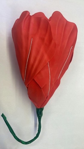 Duży Sztuczny Kwiat Piankowy 30 cm – Dekoracyjny Kwiat do Bukietów Stroików Flower Wall i Dekoracji Wnętrz