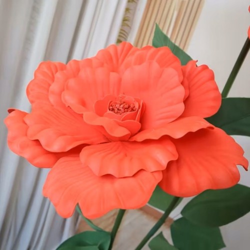 Duży Sztuczny Kwiat Piankowy 30 cm – Dekoracyjny Kwiat do Bukietów Stroików Flower Wall i Dekoracji Wnętrz