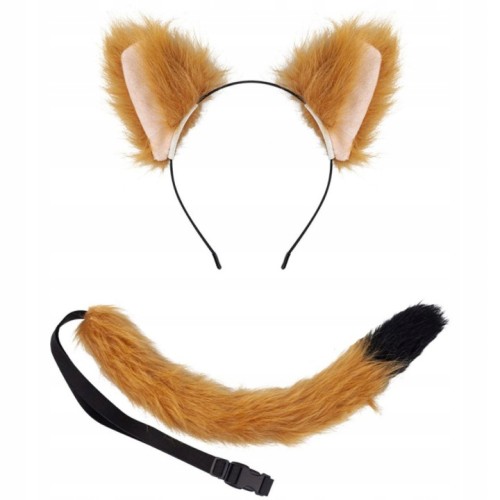 Strój Lisek dla Dziecka – Zestaw Przebranie Lis 2 elementy