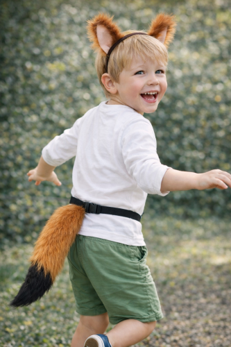 Strój Lisek dla Dziecka – Zestaw Przebranie Lis 2 elementy