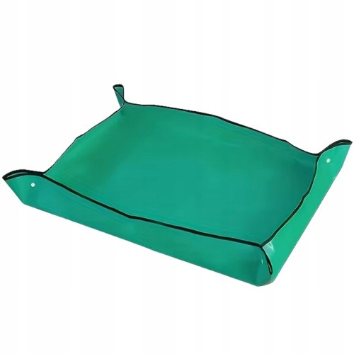 Mata do Przesadzania Roślin 75x100 cm – Wodoodporna Składana Mata Ogrodnicza do Kwiatów i Sadzonek