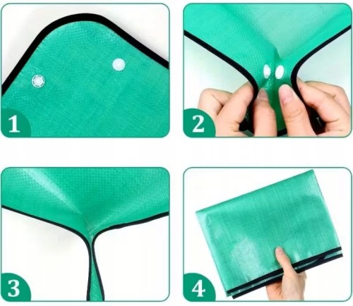 Mata do Przesadzania Roślin 75x100 cm – Wodoodporna Składana Mata Ogrodnicza do Kwiatów i Sadzonek