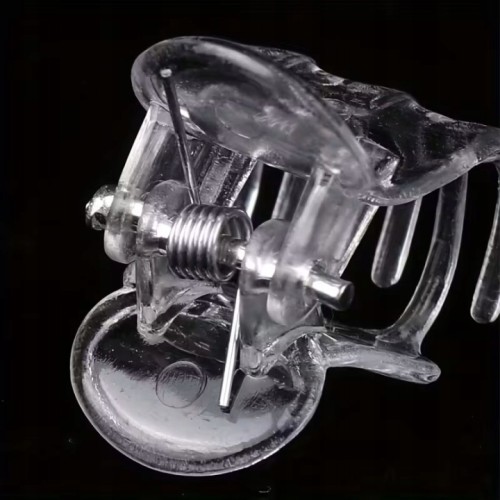 Spinki do Włosów Żabki Przezroczyste 50 szt – Mini Klipsy Fryzjerskie do Stylizacji i Upięć