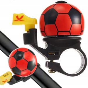 Dzwonek rowerowy na kierownicę dla dzieci kolorowy piłka