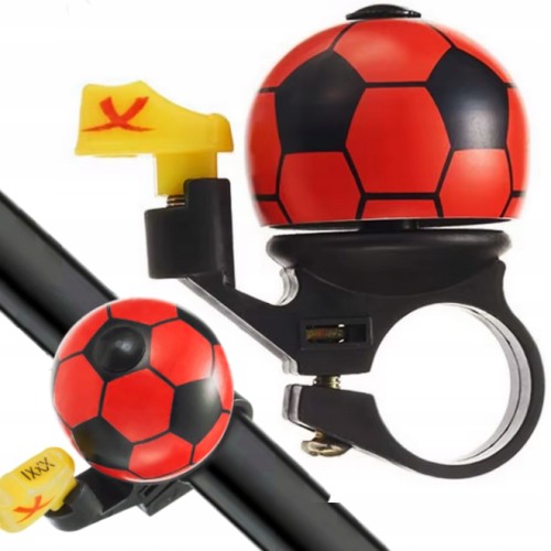 Dzwonek rowerowy na kierownicę dla dzieci kolorowy piłka