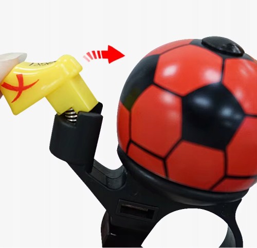 Dzwonek rowerowy na kierownicę dla dzieci kolorowy piłka