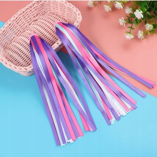 Wstążki rowerowe na kierownicę ozdobne tasiemki