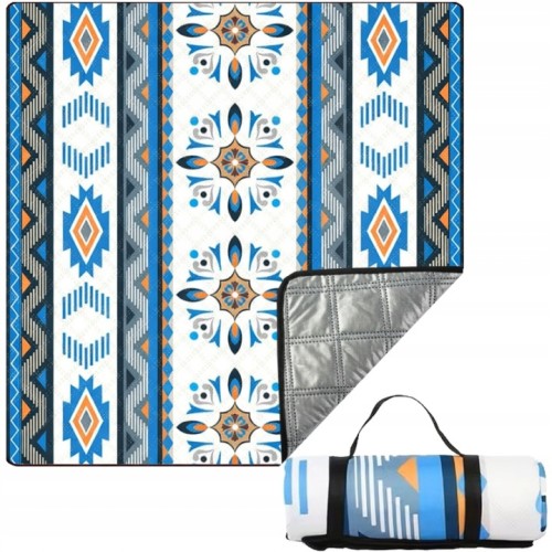 Mata plażowa wodoodporna koc z izolacją 200 x 200 cm 