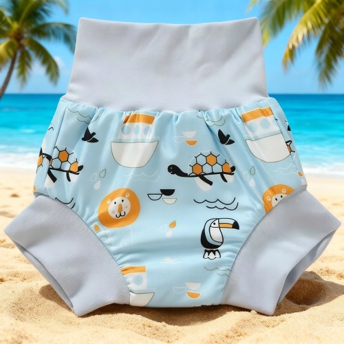 Majtki kąpielowe dla dzieci na basen plażę wielorazowe 1-3 lata