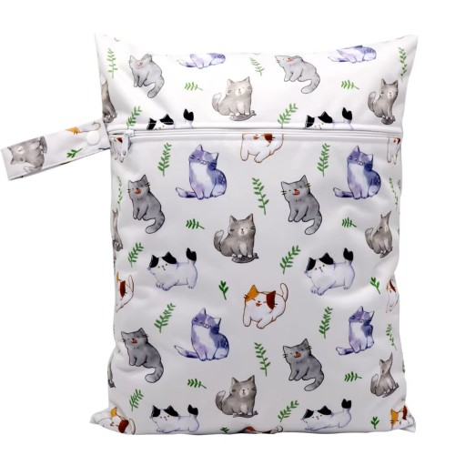 Woreczek na mokre ubrania pieluszki 21x28 cm