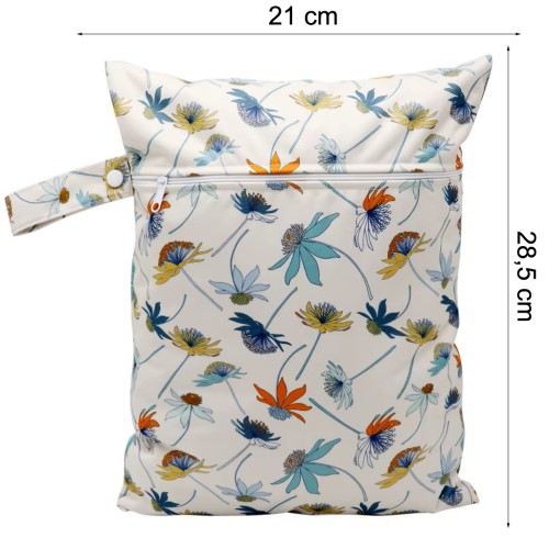 Woreczek na mokre ubrania pieluszki 21x28 cm