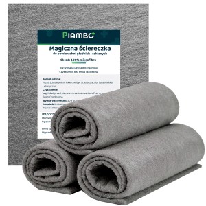 Ściereczki magiczne szmatki 3 szt do szyb, okien, szkła, powierzchni gładkich 30x40 cm