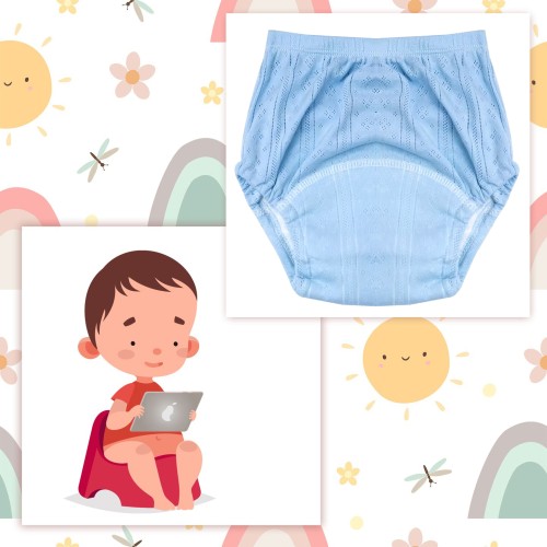 Majtki pieluchy treningowe do odpieluchowania 12-16 kg bawełniane