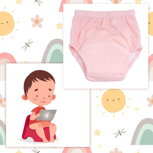 Majtki pieluchy treningowe do nauki sikania 12-16 kg bawełniane  