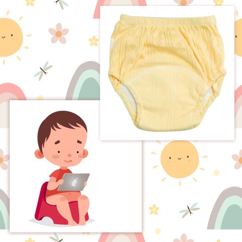 Majtki pieluchy treningowe do nauki sikania 12-16 kg bawełniane