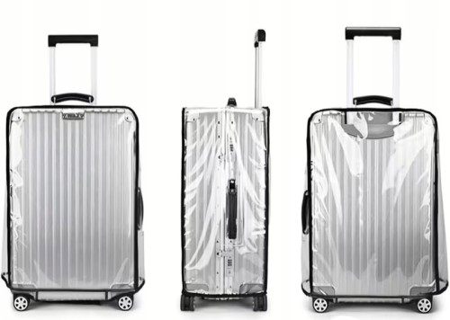 Pokrowiec na walizkę 24 cali przezroczysty wodoodporny ochronny etui L