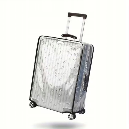 Pokrowiec na walizkę 20 cali przezroczysty wodoodporny ochronny etui S