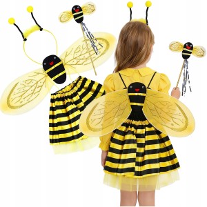 Strój pszczółki kostium przebranie na bal karnawałowy komplet
