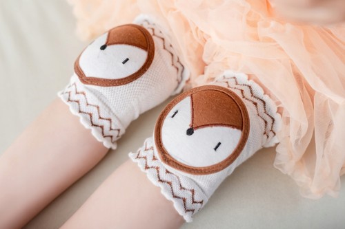 Nakolanniki do raczkowania dla dziecka ochraniacze na kolanka - Lisek