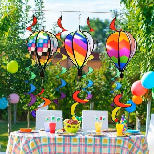 Wiatrak Ogrodowy Balon – Kolorowy Kręciołek Dekoracyjny 130 cm