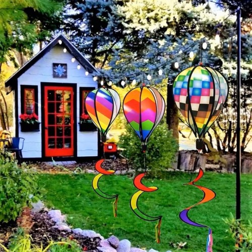 Wiatrak Ogrodowy Balon – Kolorowy Kręciołek Dekoracyjny 130 cm