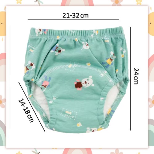 Majtki pieluchy treningowe bielizna dla dzieci majteczki duży rozmiar 14-17 kg zestaw 3 szt