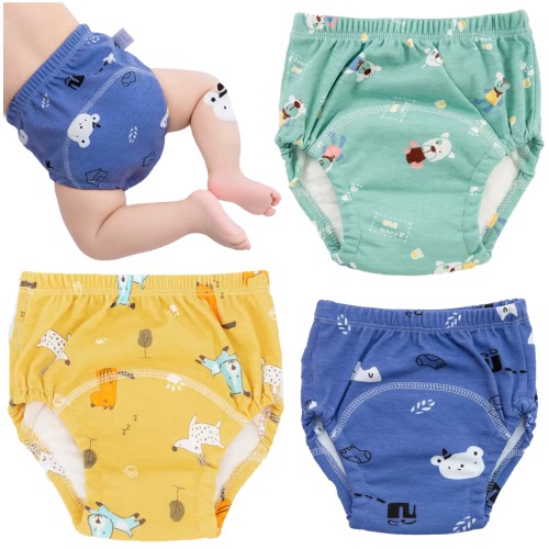 Majtki pieluchy treningowe bielizna dla dzieci majteczki duży rozmiar 14-17 kg zestaw 3 szt