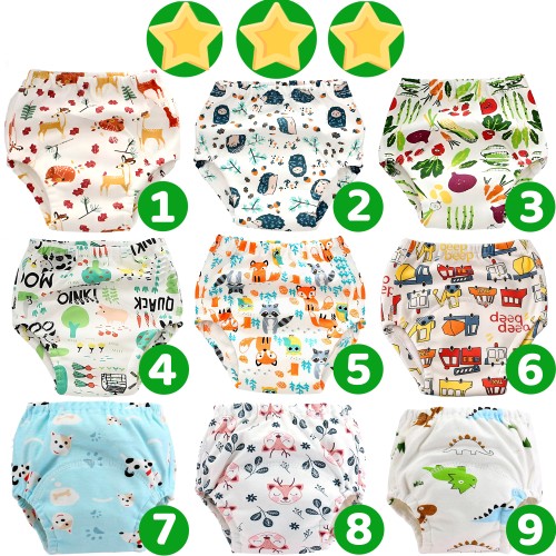 Majtki treningowe dla dzieci 12-16 kg do nauki sikania 3 szt. dla chłopca dziewczynki wybór