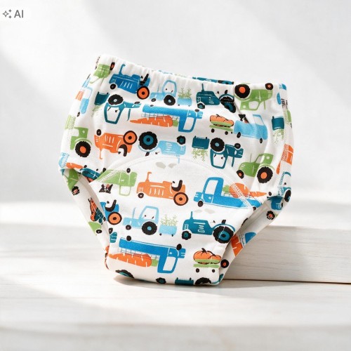 Majtki pieluchy treningowe 12-16 kg pieluchomajtki traktorki