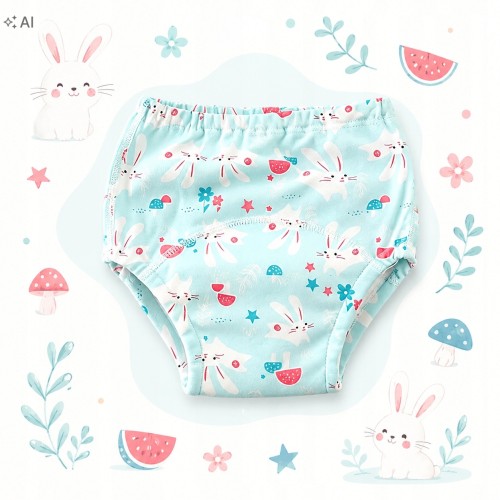 Majtki pieluchy treningowe 12-16 kg pieluchomajtki króliki