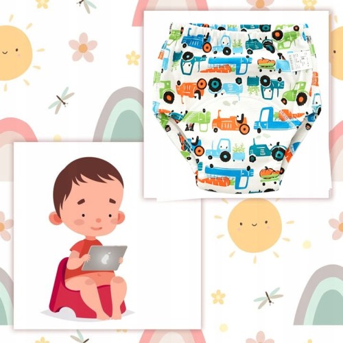 Majtki pieluchy treningowe 12-16 kg pieluchomajtki dla chłopca zestaw 3 szt.