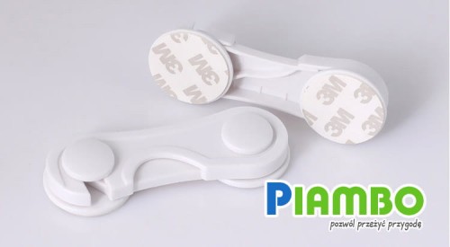 Blokada zabezpieczenie szafek, szuflad, biurek