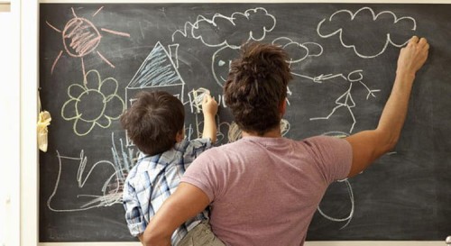 Tablica kredowa samoprzylepna tapeta 45 x 200 cm kreda