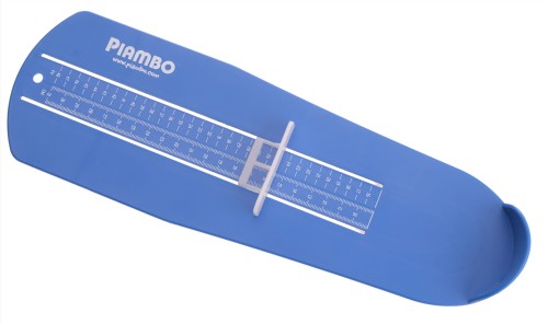 Miarka do pomiaru długości stóp i rozmiaru obuwia