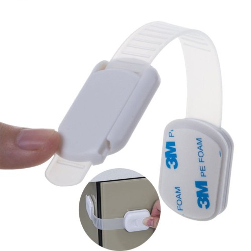 Blokada zabezpieczenie regulowane do szafek szuflad 079B