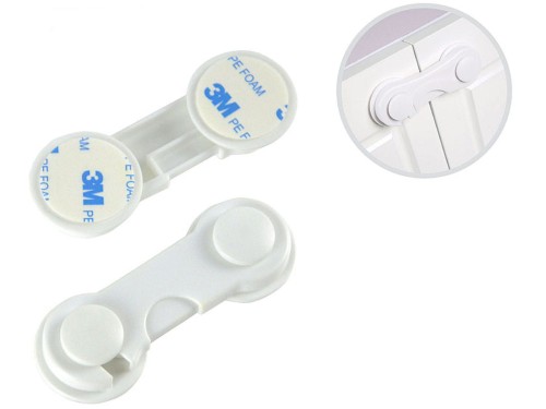 Blokada zabezpieczenie szafek, szuflad, biurek