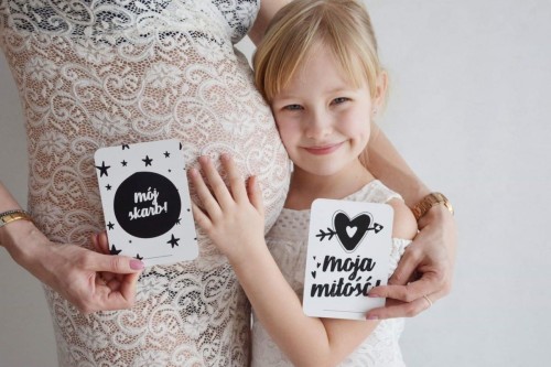 Karty do zdjęć mój pierwszy rok z życia w kopercie 