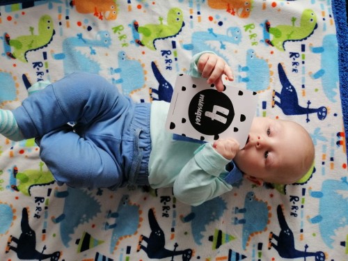 Karty do zdjęć mój pierwszy rok z życia w kopercie 