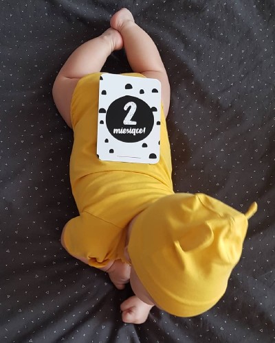 Karty do zdjęć mój pierwszy rok z życia w kopercie 