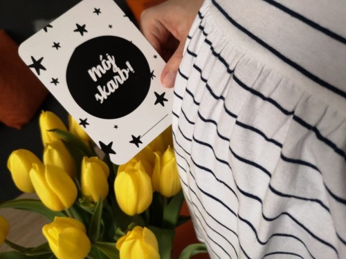 Karty do zdjęć mój pierwszy rok z życia w kopercie 