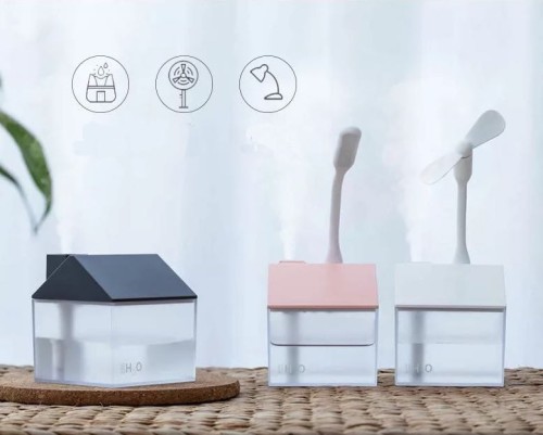 Nawilżacz powietrza domek BIAŁY