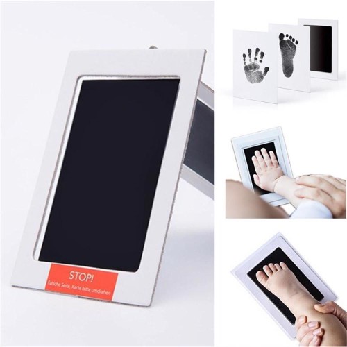 Odcisk rączki stópki dla dziecka zestaw pamiątkowy do odcisków dla niemowląt