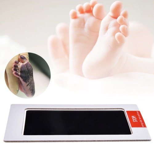 Odcisk rączki stópki dla dziecka zestaw pamiątkowy do odcisków dla niemowląt