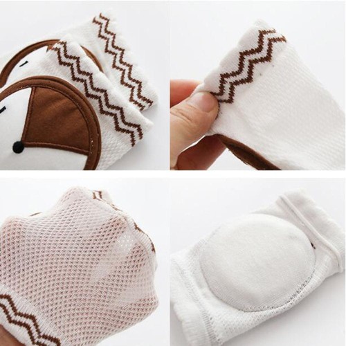 Nakolanniki do raczkowania dla dziecka ochraniacze na kolanka - Lisek