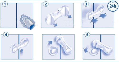 Blokada zabezpieczenie szafek, szuflad, biurek