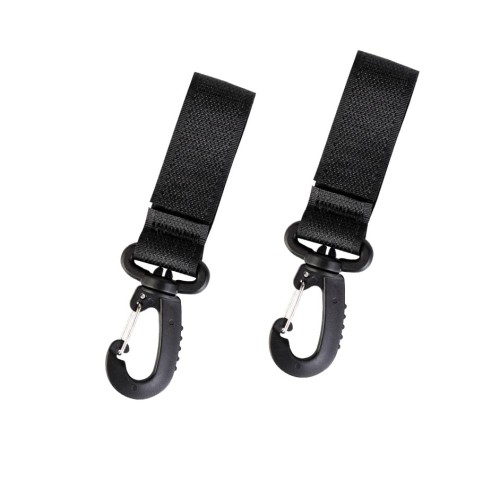 Zestaw haczyków do wózka uchwyty na rzep zaczepy, 2 sztuki