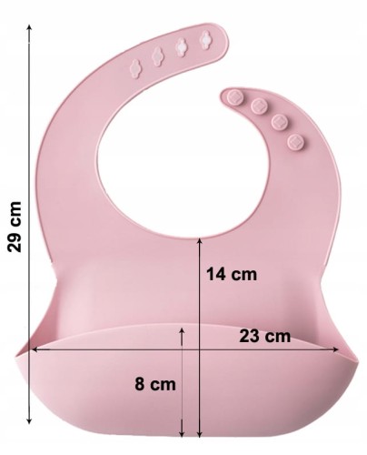 Śliniak silikonowy śliniaczek do BLW dla dziecka